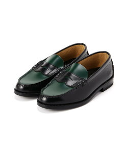 LHP The Kenford Fineshoes/PtH[ht@CV[Y/COIN LOAFERS BLACK×GREEN GGC`s[ V[YEC ̑̃V[YECyz