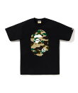 1ST CAMO BIG APE HEAD TEE