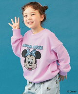 devirock 【Disney】レトロデザイン 前後プリント トレーナー 子供服 キッズ ベビー服 26AW デビロック …