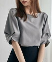 【SALE／27%OFF】Ranan Ranan/(W)ひんやり!袖タックデザインきれい見えブラウス ラナン トップス シャツ・ブラウス ブ…