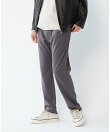 ウーリーニットツイルスリムテーパード5ポケットパンツ