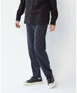 ウーリーニットツイルスリムテーパード5ポケットパンツ