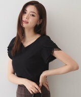 【SALE／15%OFF】index 【接触冷感/UVケア】ハートネックレースレイヤードトップス《洗濯機OK/6col》 イ…