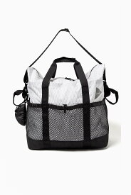 and wander X-Pac 45L tote bag アンドワンダー バッグ その他のバッグ ブラック ホワイト【送料無料】