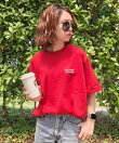 *新色追加【FFEIN(フェイン)】ワンポイントロゴ刺繍 / Tシャツ クルーネック 半袖