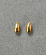 Phoebe 【金属アレルギー対応】ドロップハーフフープミニピアス/サージカルステンレス ジュエルアディク…