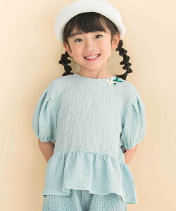 �ySALE�^50%OFF�zNoeil aime BeBe �ӂ���W���K�[�h�o���[����T�V���c(90~130cm) �x�x �I�����C�� �X�g�A �g�b�v�X �J�b�g�\�[�ET�V���c �O���[�� �s���N
