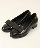 【SALE／10%OFF】LibertyDoll 疲れにくい 3cmチャンキーヒール リボンローファー ☆3072 サンエーフット…