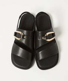 【SALE／40%OFF】ODETTE E ODILE オーバルバックル サンダル15↑ ユナイテッドアローズ アウトレット シューズ・靴 サンダル ホワイト ブラック【送料無料】