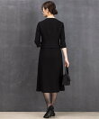 【洗える喪服】ノーカラージャケット&フレアワンピースセット