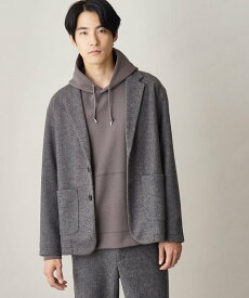 【SALE／30%OFF】THE SHOP TK エアリーフラノジャケット ザ ショップ ティーケー ジャケット・アウター テーラードジャケット・ブレザー グレー ベージュ ブルー【送料無料】