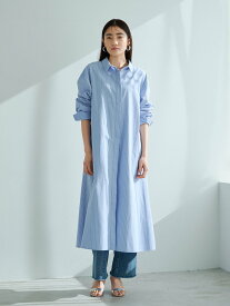【SALE／30%OFF】russet 【ANOTHER BRANCH】ストライプシャツワンピース (KS-708) ラシット ワンピース・ドレス その他のワンピース・ドレス ブルー ピンク グレー【送料無料】