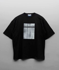 MAISON SPECIAL Abstract Hand-Printed Oversized Crew Neck T-shirt メゾンスペシャル トップス カットソー・Tシャツ ブラック ホワイト【送料無料】