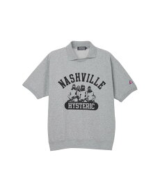 HYSTERIC GLAMOUR NASHVILLE衿付き スウェット ヒステリックグラマー トップス スウェット・トレーナー ブラウン グレー ブラック【送料無料】