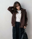 裏起毛ダブルジップパーカー