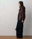 裏起毛ダブルジップパーカー