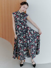LILY BROWN 【LILY BROWN×KEITA MARUYAMA】ボタニカルチェリー柄ワンピース リリーブラウン ワンピース・ドレス ワンピース ネイビー ホワイト ブラウン【送料無料】