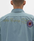 《A.A.R.C》FADED PATCHED S/S ZIP WORK SHIRT