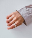 【BYSMITH / バイスミス】DIAMOND/SAPHIRE ROUND 925 RING:リング
