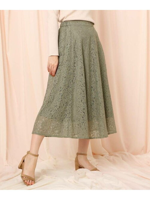 Couture Brooch 洗える フラワーレースフレアスカート Rakuten Fashion 楽天ファッション 旧楽天 ブランドアベニュー Ae2506