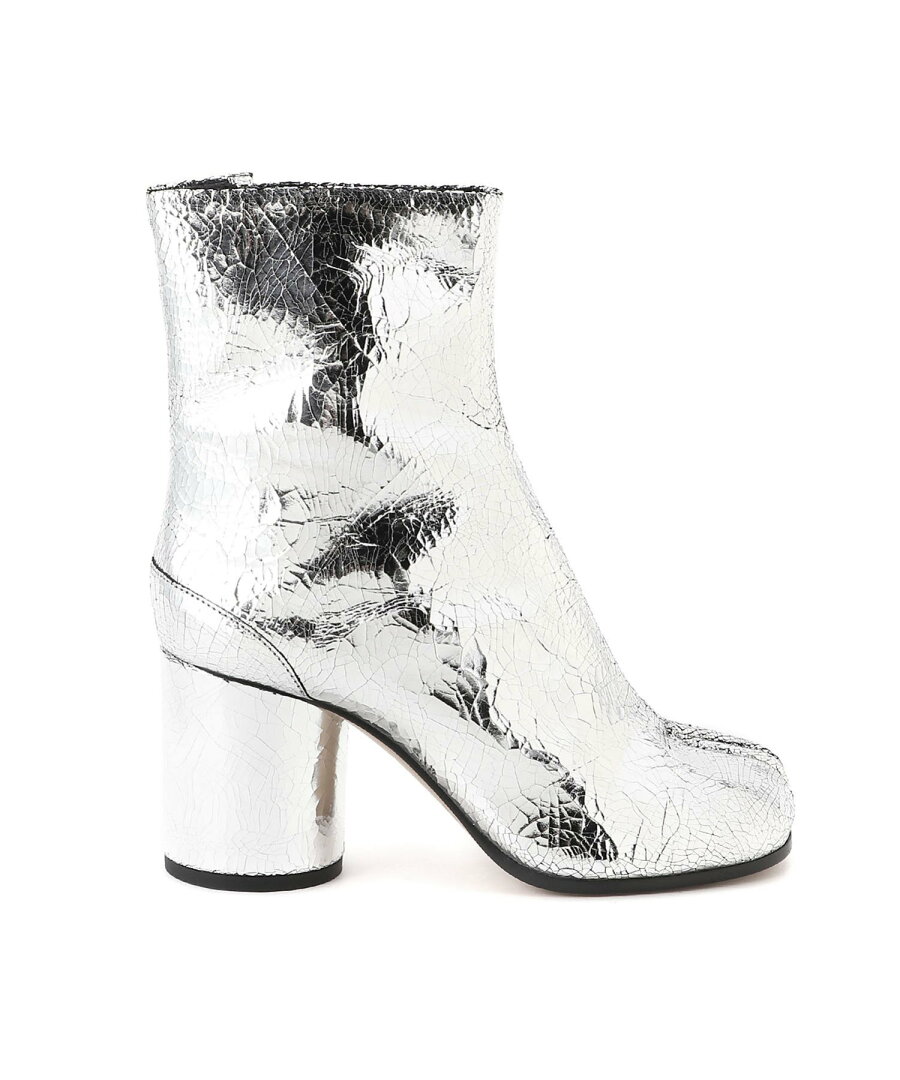 Maison Margiela 「タビ」ミラーブーツ メゾンマルジェラ シューズ・靴 ブーツ シルバー【送料無料】 - メイン画像 1