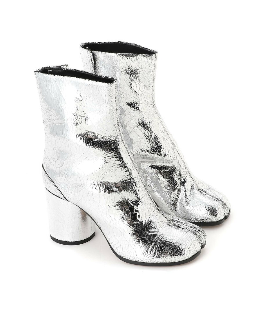 Maison Margiela 「タビ」ミラーブーツ メゾンマルジェラ シューズ・靴 ブーツ シルバー【送料無料】 - メイン画像 2