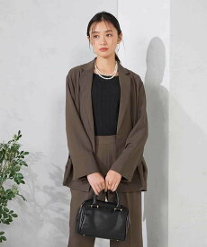 【SALE／46%OFF】a.v.v 【接触冷感/UVカット/吸水速乾】美ラクるダブルブレストジャケット アー・ヴェ・ヴェ スーツ・フォーマル スーツジャケット ブラウン カーキグリーン【送料無料】