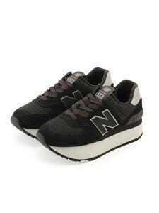 emmi �yNew Balance�zWL574Z �G�~ �V���[�Y�E�C �X�j�[�J�[ �u���b�N�y���������z