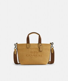 COACH OUTLET 【公式】ミニ ツアー トート バッグ コーチ　アウトレット バッグ ショルダーバッグ ベージュ【送料無料】