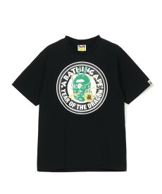 A BATHING APE YEAR OF THE DRAGON TEE ア ベイシング エイプ トップス カットソー・Tシャツ ブラック レッド ホワイト【送料無料】