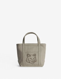 Maison Kitsune (W)FOX HEAD MINI TOTE メゾン キツネ バッグ トートバッグ ベージュ【送料無料】
