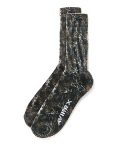 AVIREX AVIREX/(M)AX Real Tree Print Socks �n���h�T�C�� �C���E���b�O�E�F�A �C�� �u���b�N