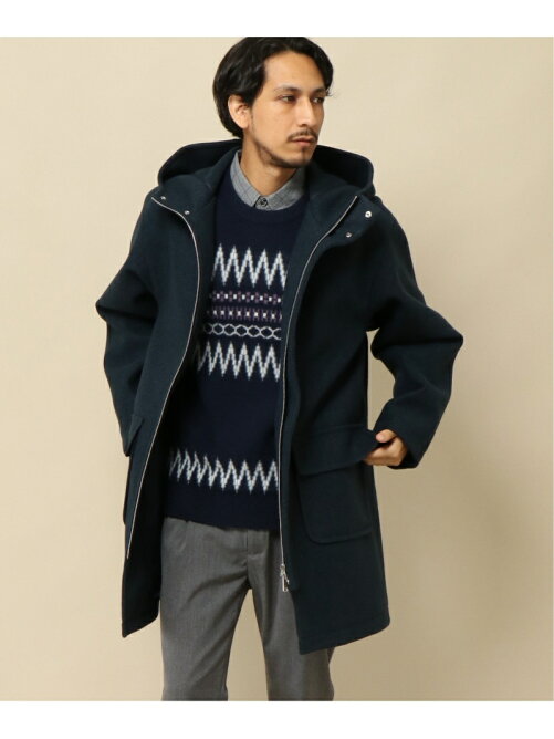 Ikka ニットメルトンフードロングコート Rakuten Fashion 楽天ファッション 旧楽天ブランドアベニュー Bv3508