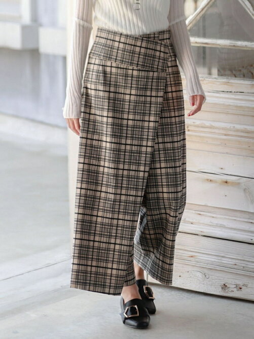 Cast チェックワイドパンツ Rakuten Fashion 楽天ファッション 旧楽天ブランドアベニュー Bx8508
