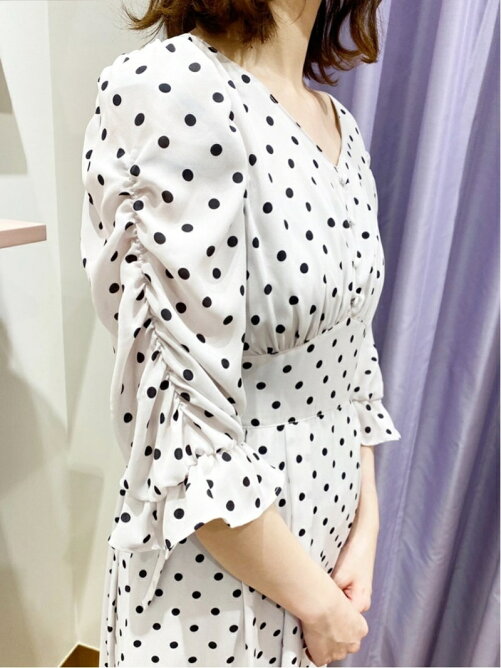31 Sons De Mode ドットプリントフレアワンピース Rakuten Fashion 楽天ファッション 旧楽天ブランドアベニュー Cm1508