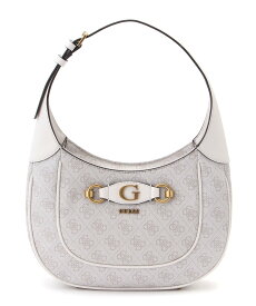 【SALE／50%OFF】GUESS (W)IZZY Hobo ゲス バッグ ハンドバッグ ホワイト グレー ブラウン【送料無料】