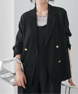 【SALE／27%OFF】Ranan Ranan/(W)メッシュダブルジャケット ラナン ジャケット・アウター テーラードジャ…