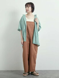 【SALE／44%OFF】SM2 デニム/カツラギサロペット サマンサモスモス オールインワン・オーバーオール オーバーオール・サロペット ブラウン ブルー【送料無料】