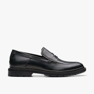 【SALE／10%OFF】Clarks Burchill Penny クラークス シューズ・靴 ローファー ブラック【送料無料】