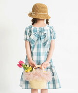 branshes 【おそろい】ブロックチェックワンピース ブランシェス ワンピース・ドレス ワンピース ブラッ…
