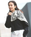 Demi-Luxe BEAMS manipuri / バンダナ ストール デミルクス ビームス ファッション雑貨 マフラー・ストール・ネックウォーマー ホワイト ブラック【送料無料】