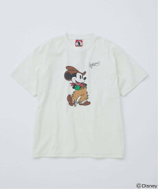 JOURNAL STANDARD MICKEY MOUSE / ミッキー マウス 別注ウェスタンプリント Tシャツ ジャーナル スタンダード トップス カットソー・Tシャツ ブラック グレー イエロー ネイビー ホワイト【送料無料】