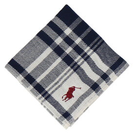 POLO RALPH LAUREN POLO RALPH LAUREN(ポロ ラルフ ローレン) メンズ ミニタオル インターモードカワベ ファッション雑貨 ハンカチ・ハンドタオル ホワイト グレー ブルー