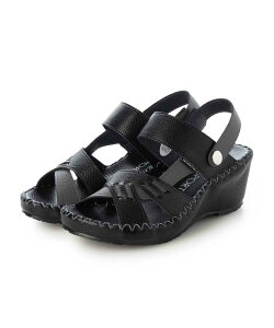 ELLE SPORT ELLESPORT 2WAY�E�F�b�W�T���_�� ESP12741 �}�h���X �V���[�Y�E�C �T���_�� �u���b�N�y���������z