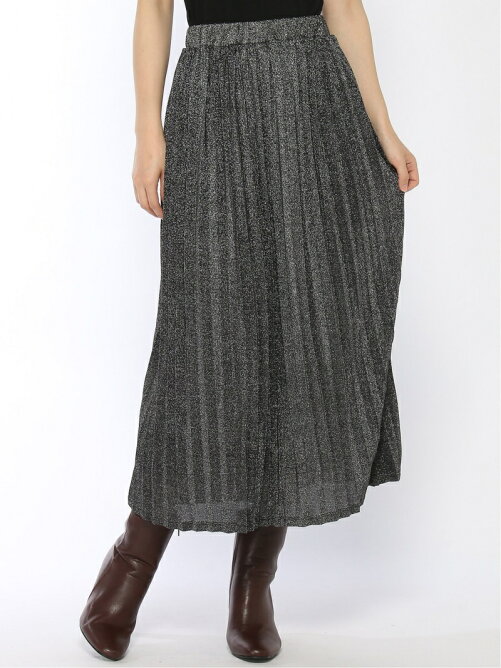 Lowrys Farm ラメプリーツスカート Rakuten Fashion 楽天