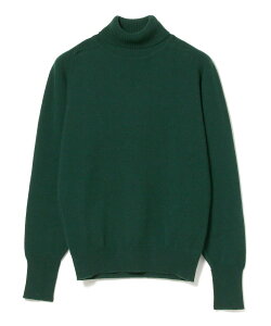 BEAMS PLUS WILLIAM LOCKIE / ROLL NECK �r�[���X ���� �g�b�v�X �j�b�g ���b�h �O���[�� �u���b�N �u���E���y���������z
