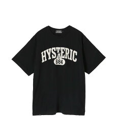HYSTERIC GLAMOUR EVIL COLLEGE Tシャツ ヒステリックグラマー トップス カットソー・Tシャツ ブラック ホワイト イエロー【送料無料】