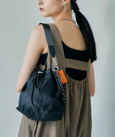 LEPSIM マルチWAYチャーム付きバッグ レプシィム バッグ ショルダーバッグ ブラック【送料無料】