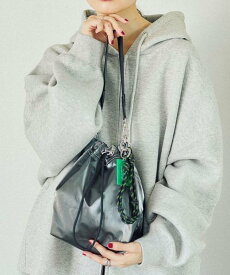 【SALE／20%OFF】LEPSIM マルチWAYチャーム付きバッグ レプシィム バッグ ショルダーバッグ ブラック【送料無料】