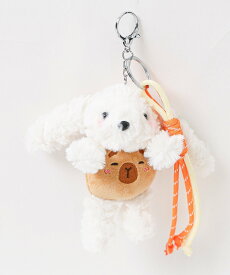 WEGO LADY'S 着ぐるみうさちゃんぬいぐるみキーホルダー ウィゴー インテリア・生活雑貨 その他のインテリア・生活雑貨 ブルー ブラウン ピンク イエロー